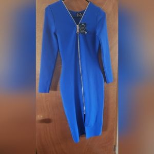 Pretty Blue Bandage style Dress